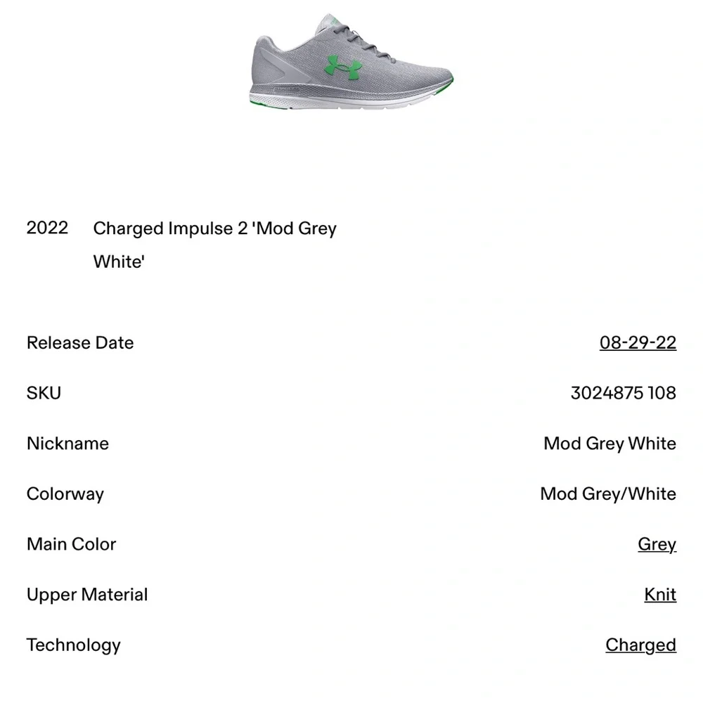 Under Armour Charged Impulse 2 Knit - Picture 2 of 2